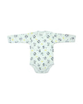 Funny Bunny Long Sleeve Bodysuit for 0-3 Months | Cotton Baby Romper