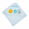 Baby Hooded Blanket Double Layer 100% Cotton Hypoallergenic