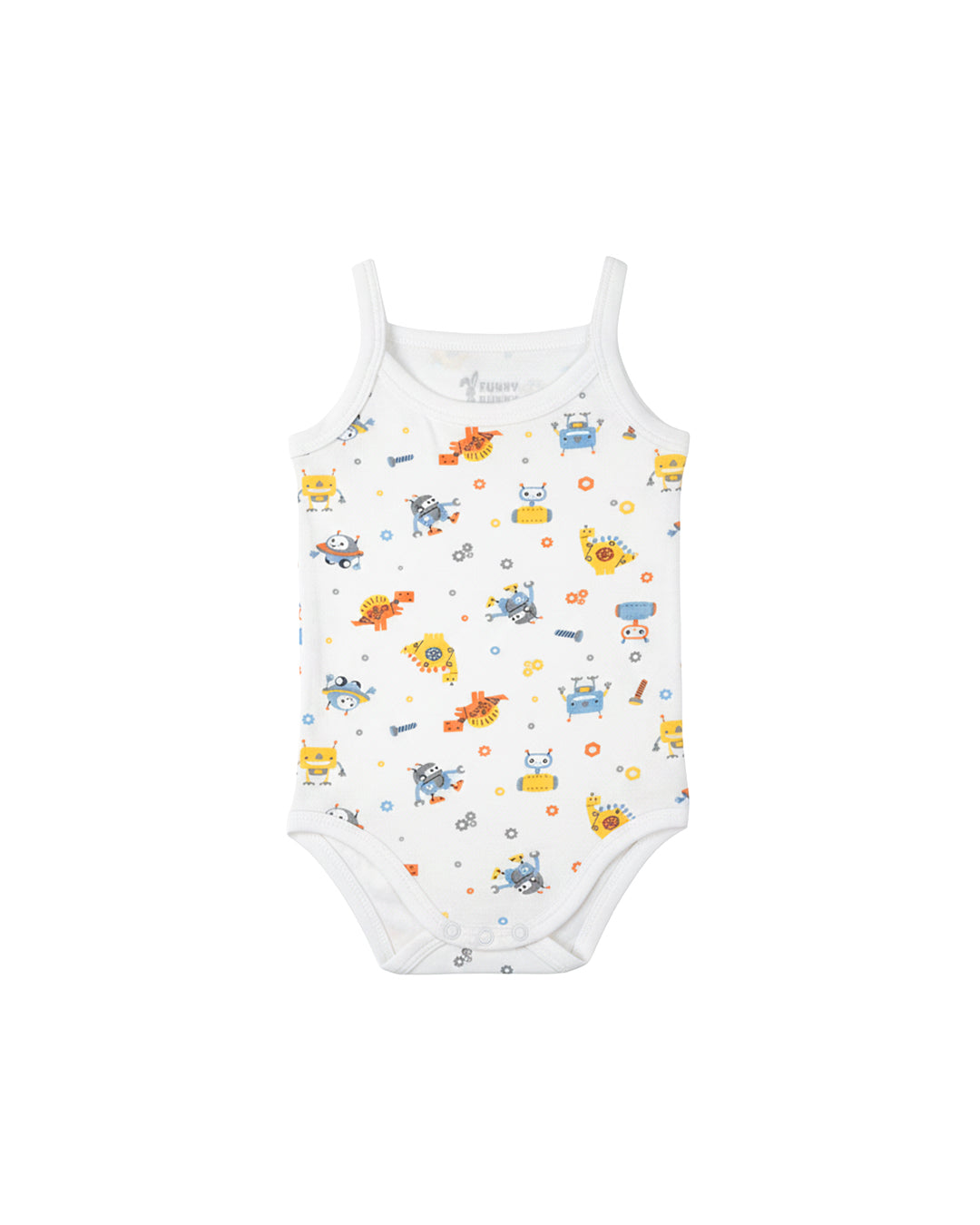 Funny Bunny Sleeveless Bodysuit 100% Cotton