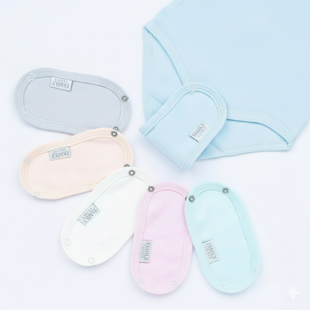 Baby Bodysuit Extender 100% Cotton Anti-Allergy