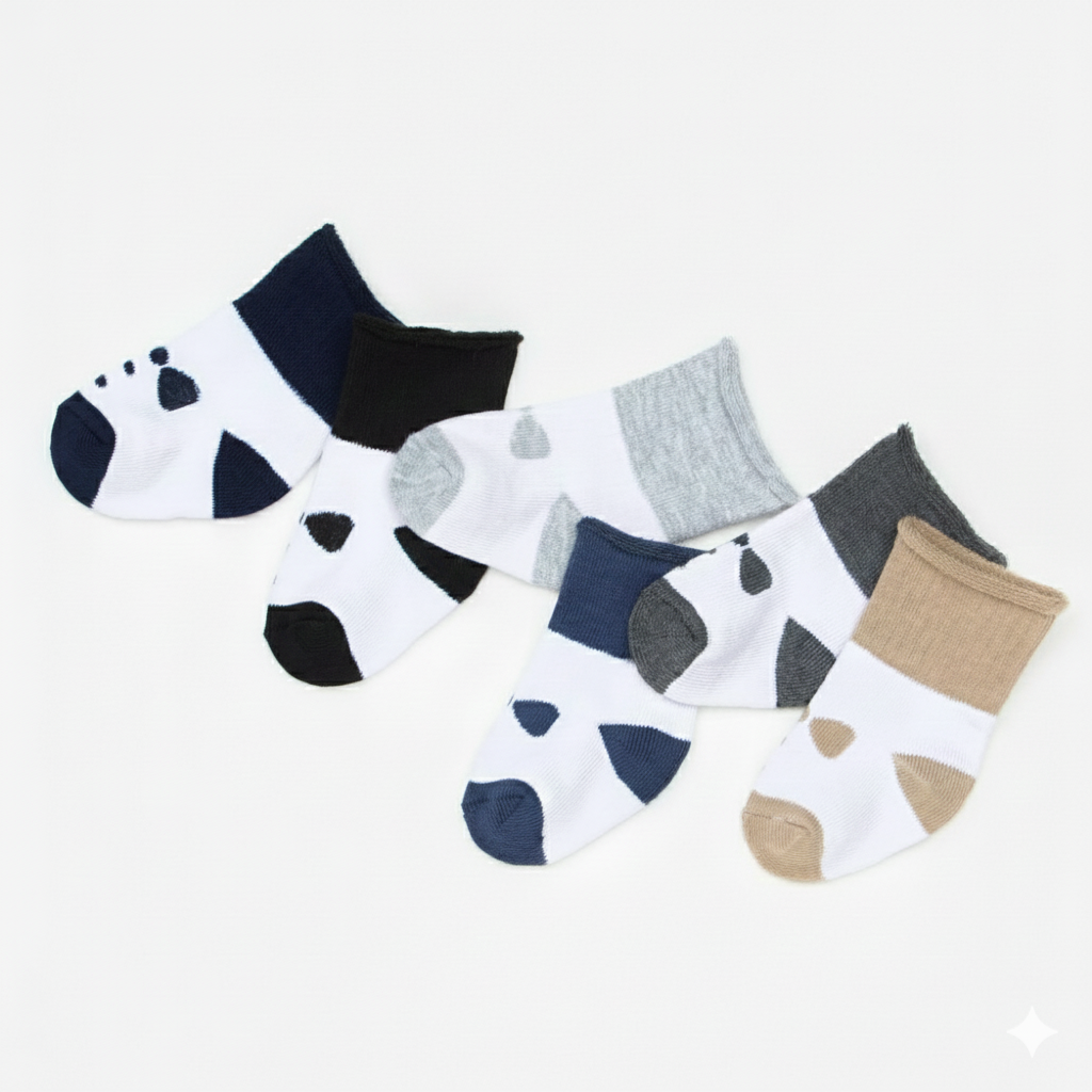 Baby Socks Size 0-9 Months | Soft Cotton Newborn Socks