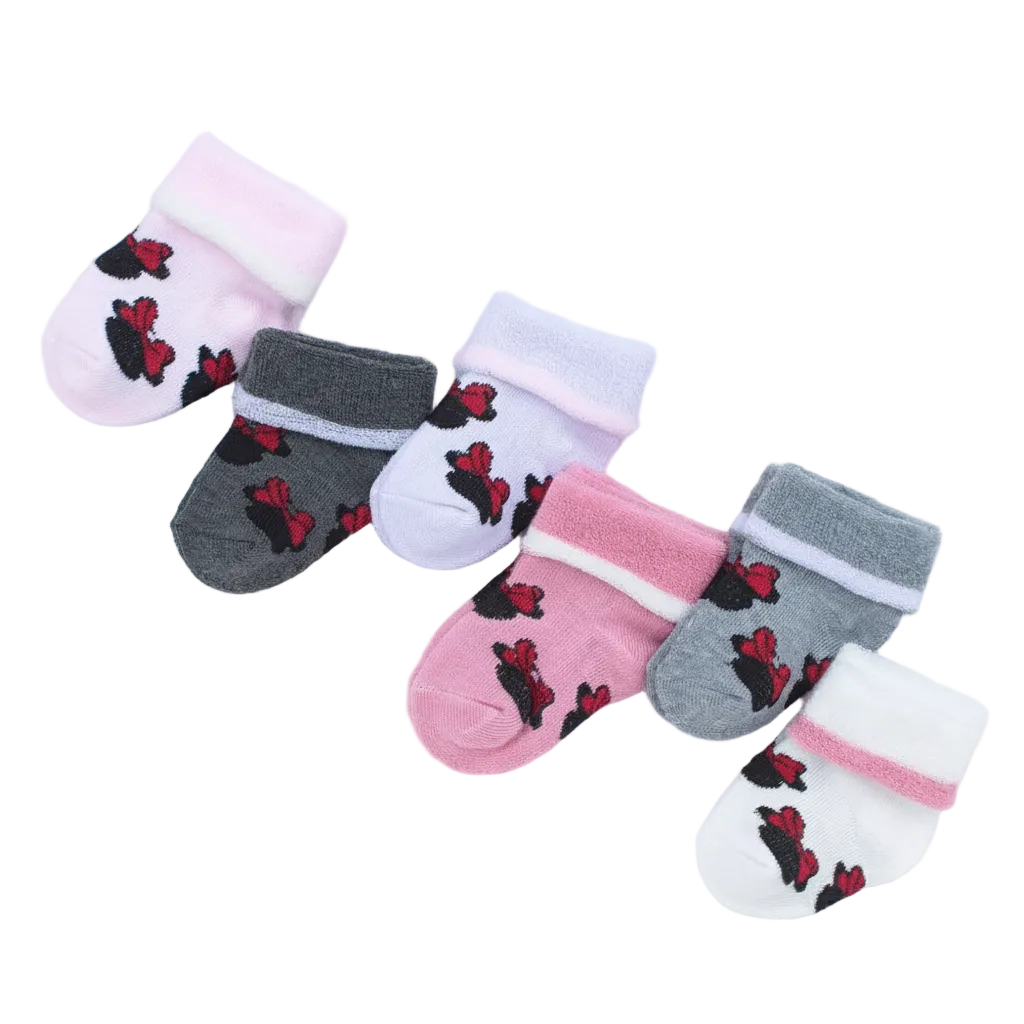 Baby Socks Size 0-9 Months | Soft Cotton Newborn Socks