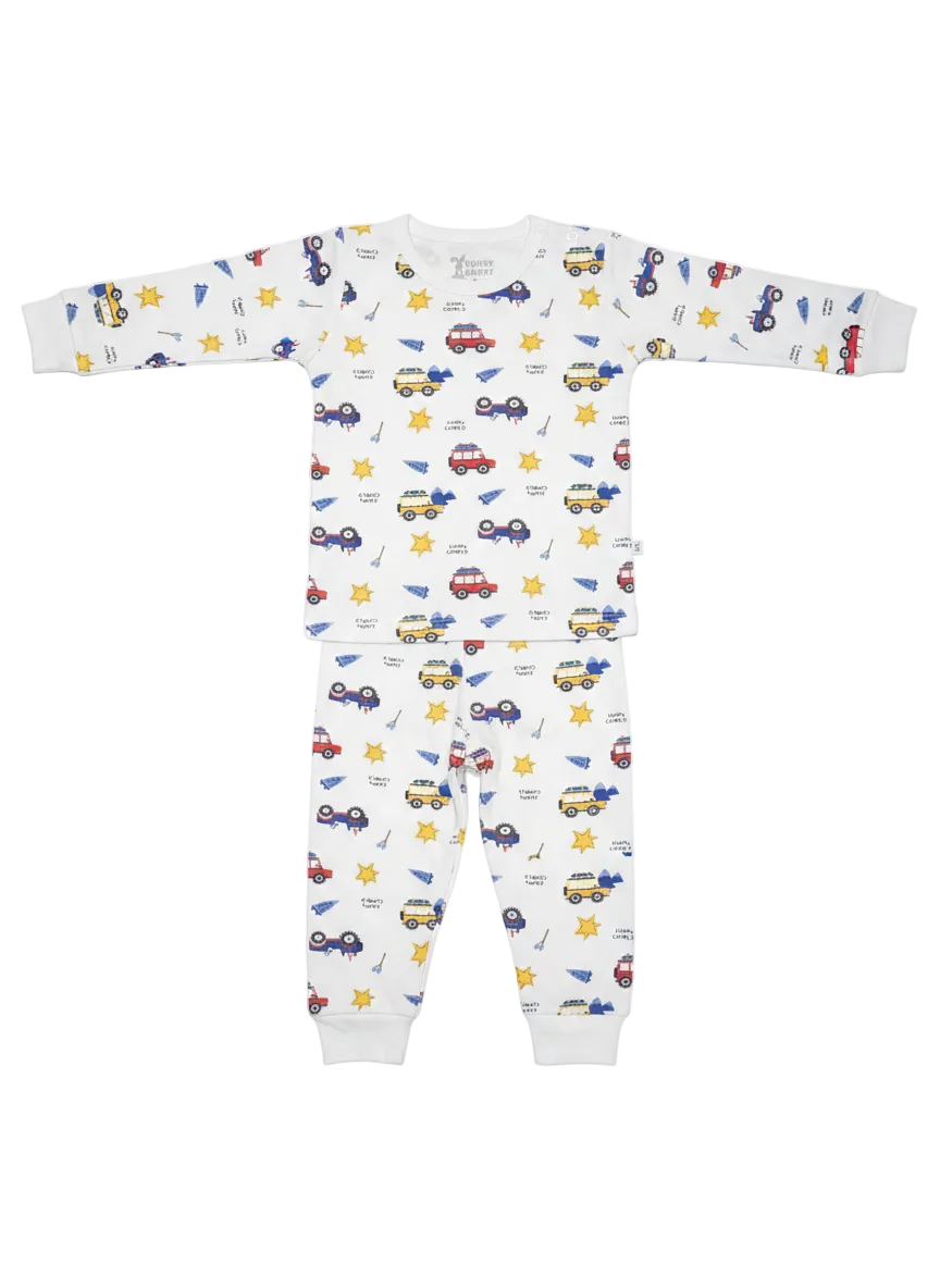 Funny Bunny Long Sleeve Baby Pajamas for 3-6 Months | Comfortable & Safe Sleepwear