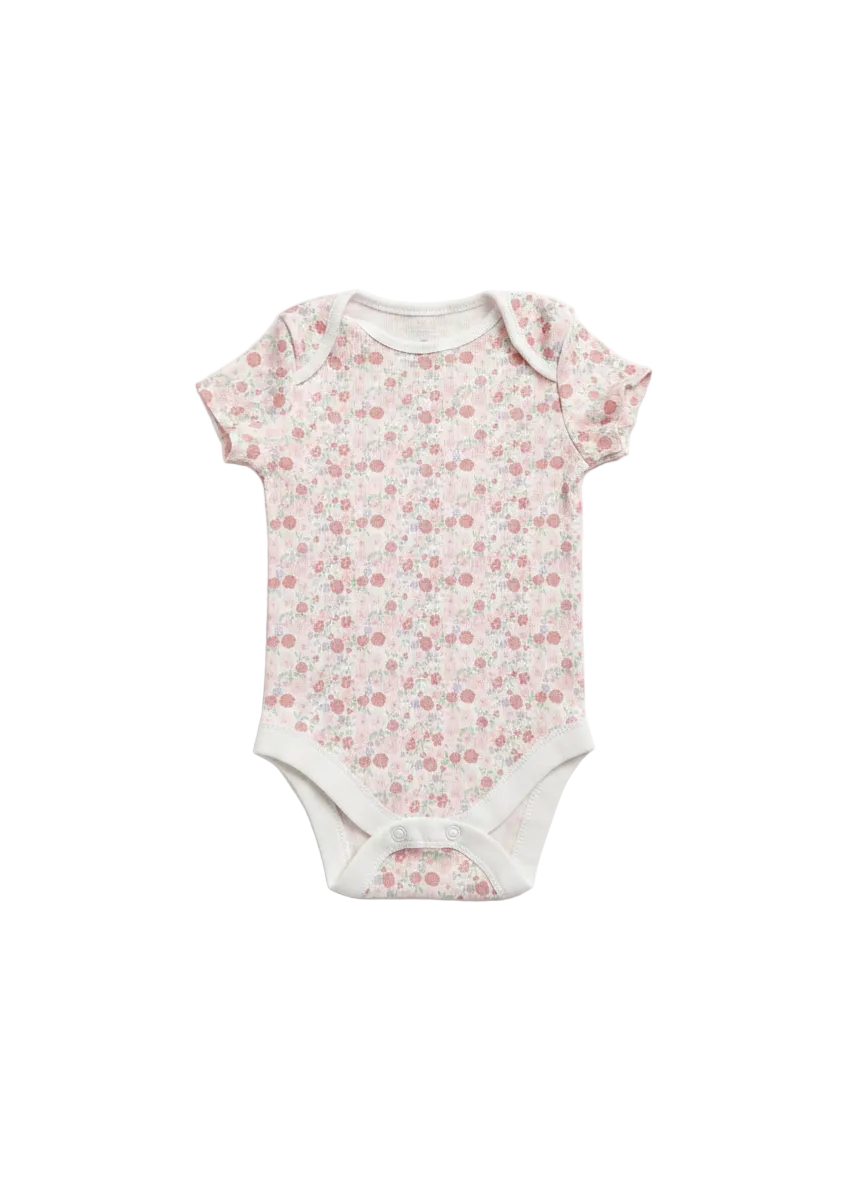 Original Primark Short Sleeve Bodysuit | 100% Cotton