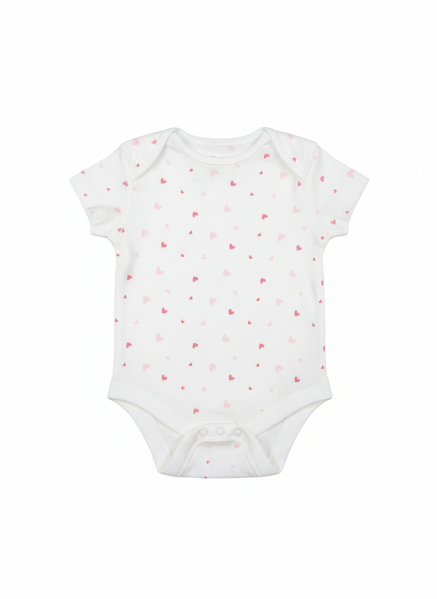 Original Primark Short Sleeve Bodysuit | 100% Cotton