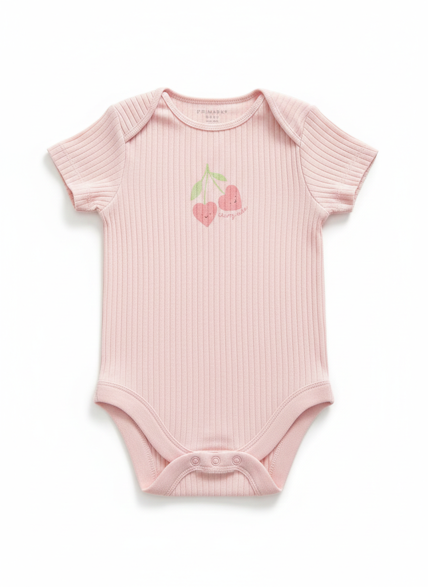 Original Primark Short Sleeve Bodysuit | 100% Cotton