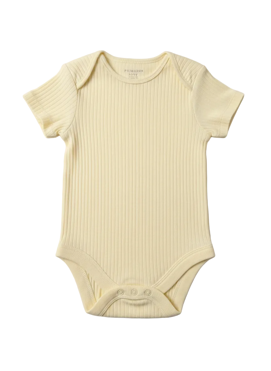 Original Primark Short Sleeve Bodysuit | 100% Cotton