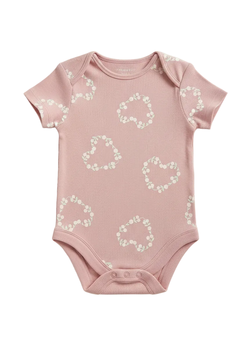 Original Primark Short Sleeve Bodysuit | 100% Cotton