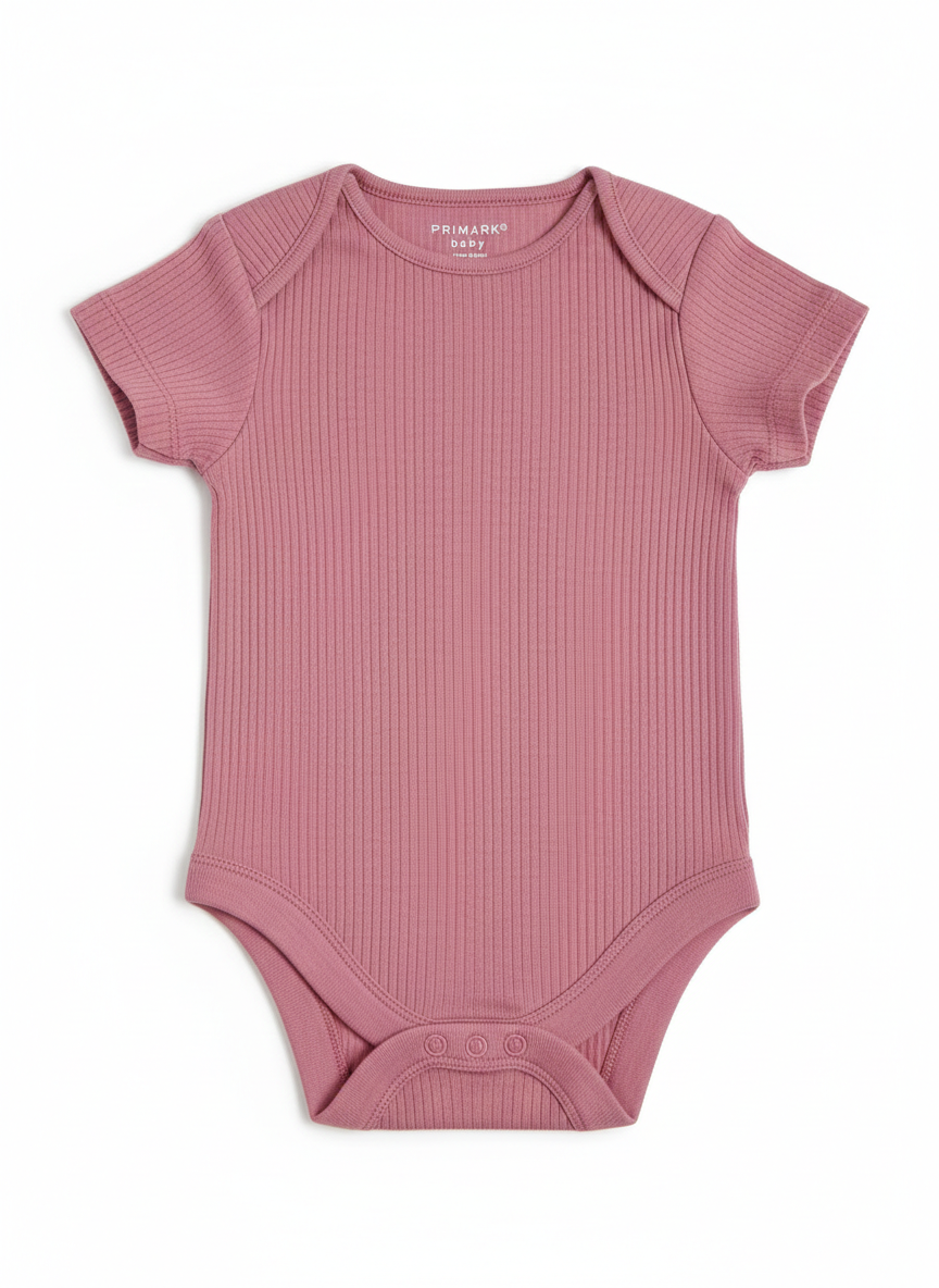Original Primark Short Sleeve Bodysuit | 100% Cotton