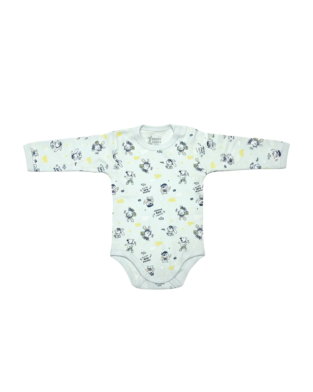Funny Bunny Long Sleeve Bodysuit 100% Cotton