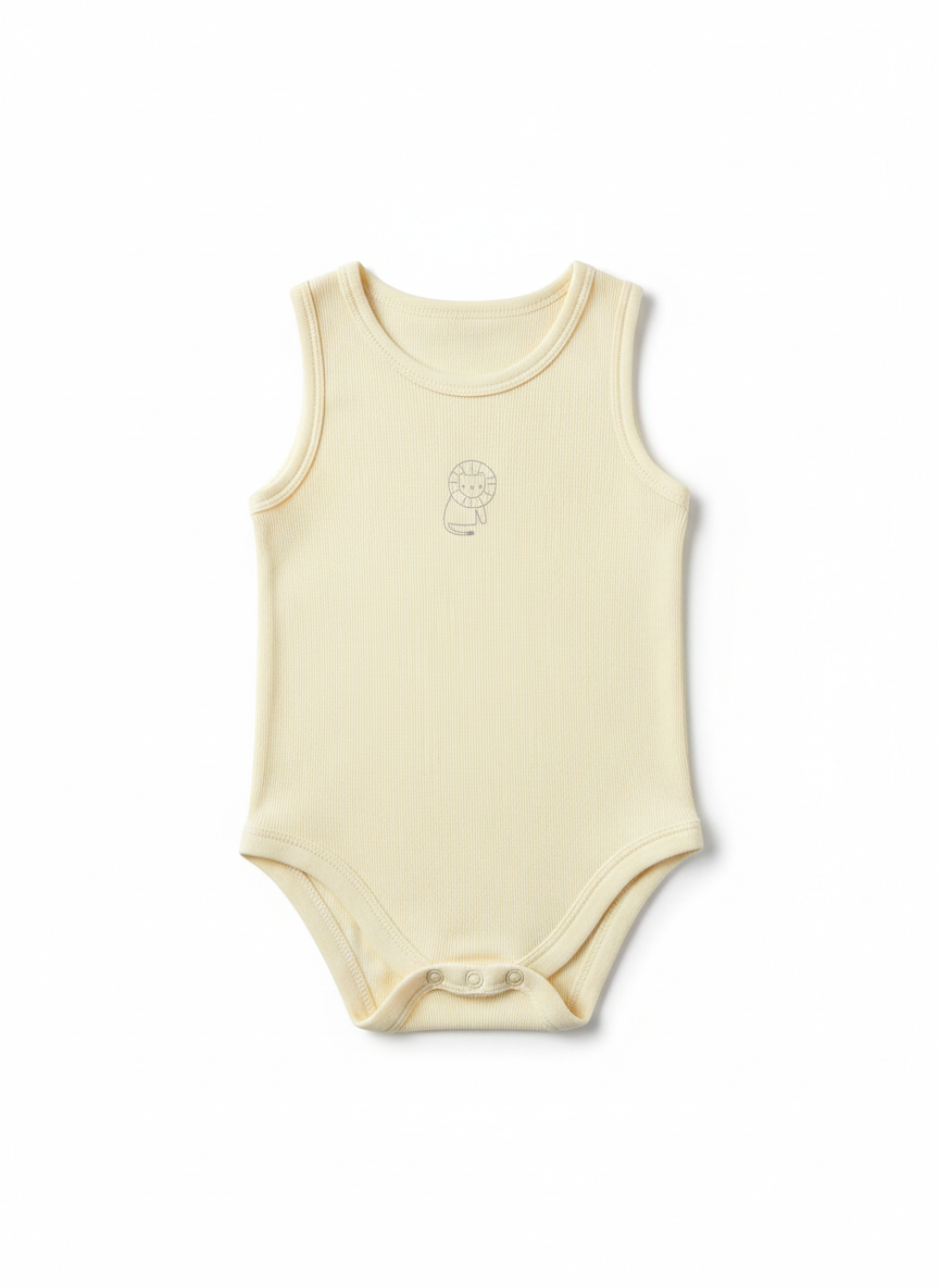 Original Juniors Sleeveless Bodysuit | 100% Cotton
