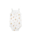 Funny Bunny Sleeveless Bodysuit 100% Cotton