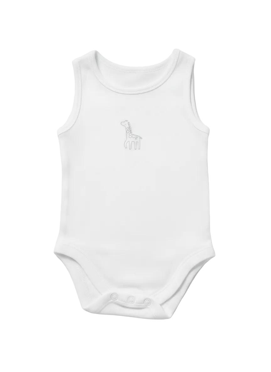 Original Juniors Sleeveless Bodysuit | 100% Cotton