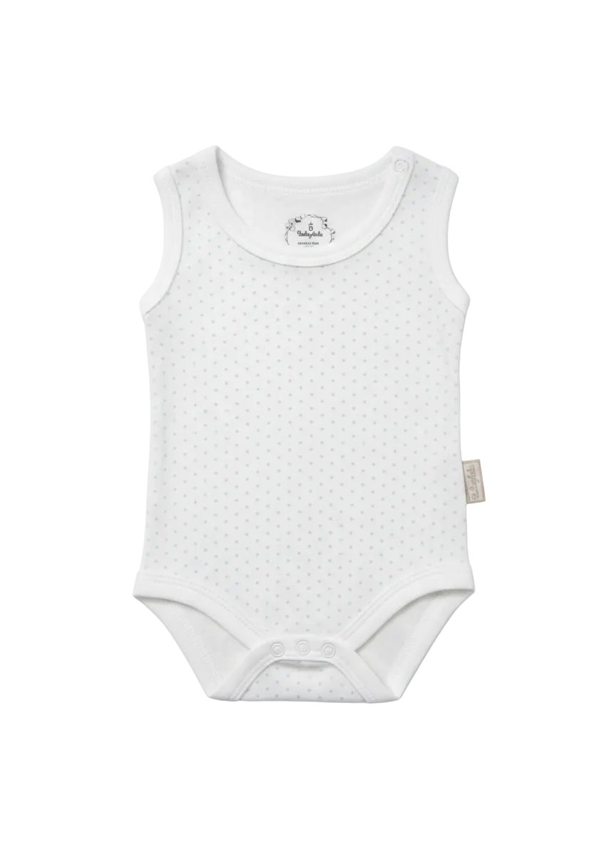 Baby Sleeveless Bodysuit 100% Cotton
