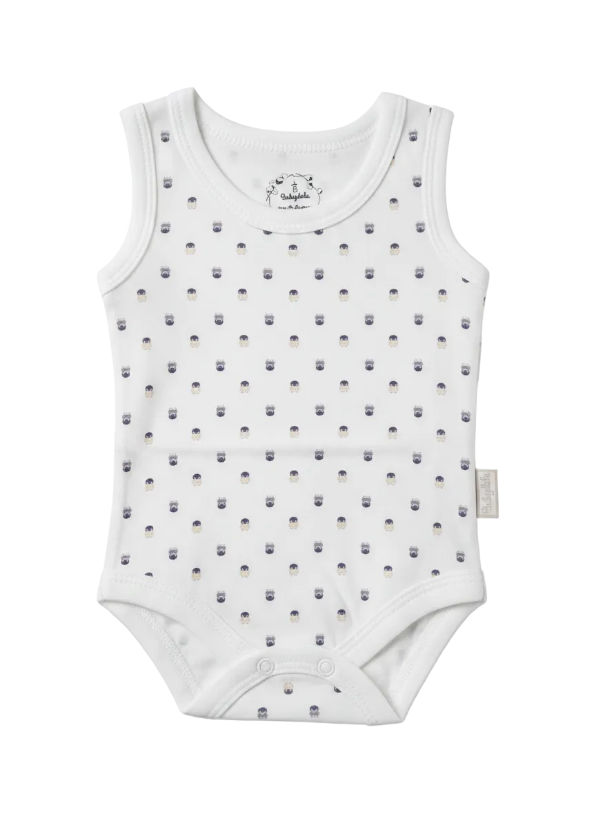 Baby Sleeveless Bodysuit 100% Cotton