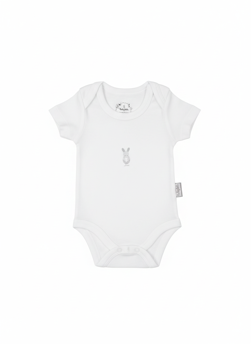 Baby Short Sleeve Bodysuit 100% Cotton
