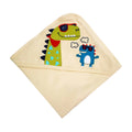 Baby Hooded Blanket Double Layer 100% Cotton Hypoallergenic